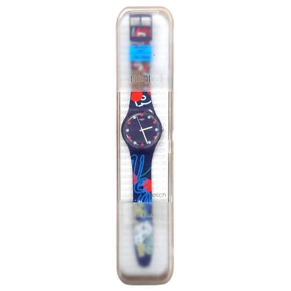 Swatch Watch What Happens In Vegas SUOZ234 2016 Limited USA Specials Destination - Picture 3 of 7